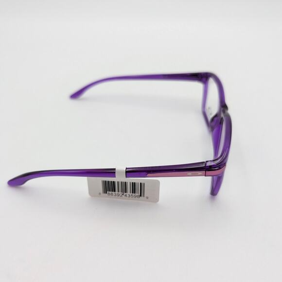 Oakley Unisex Cartwheel Square Eyeglasses OY8010 Purple Clear Lens Size 49-14 main image 5